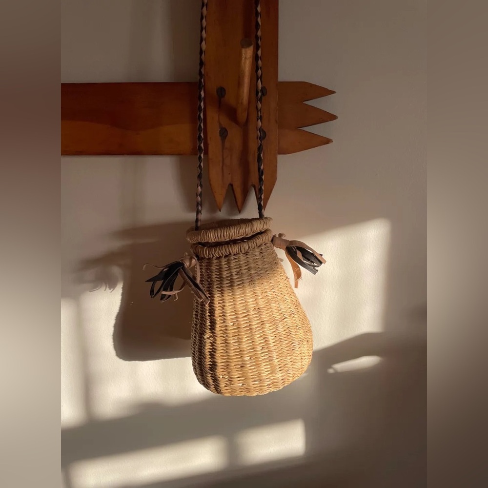 NEW Ghanaian Kinkaloo Basket Bag